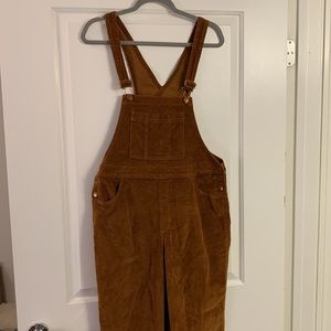 Brand New (Never Worn) Brown Corduroy Overalls